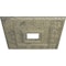 Ekena Millwork Eris Medallion (Canopies up to 9 7/8"), 18"W x 18"H x 3 1/2"ID x 1 1/8"P, Castle Stone Crackle CM18ERCSC - alternate 4